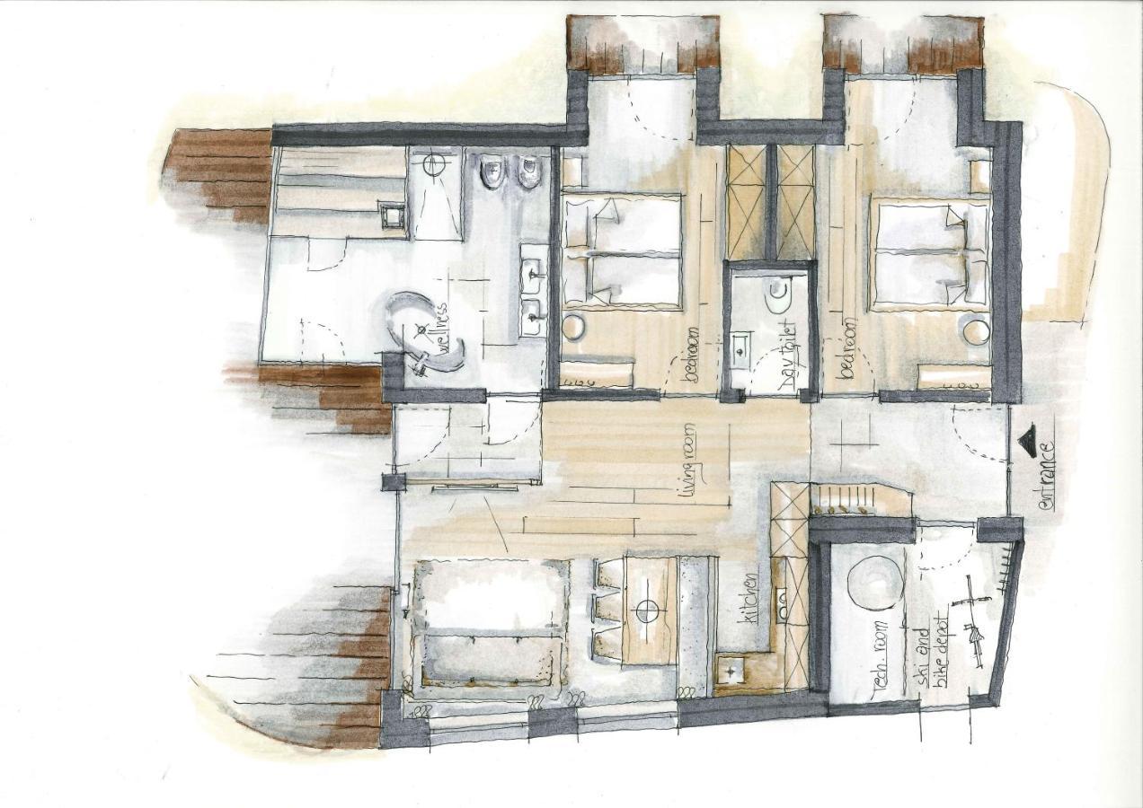 Chalets Dolomit Royal Sillian Bagian luar foto